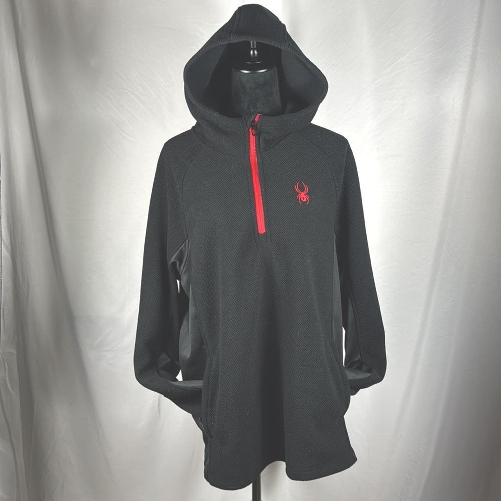 Spyder Men's Boundless Half Zip Hooded Sweater - Picture 3 of 11
